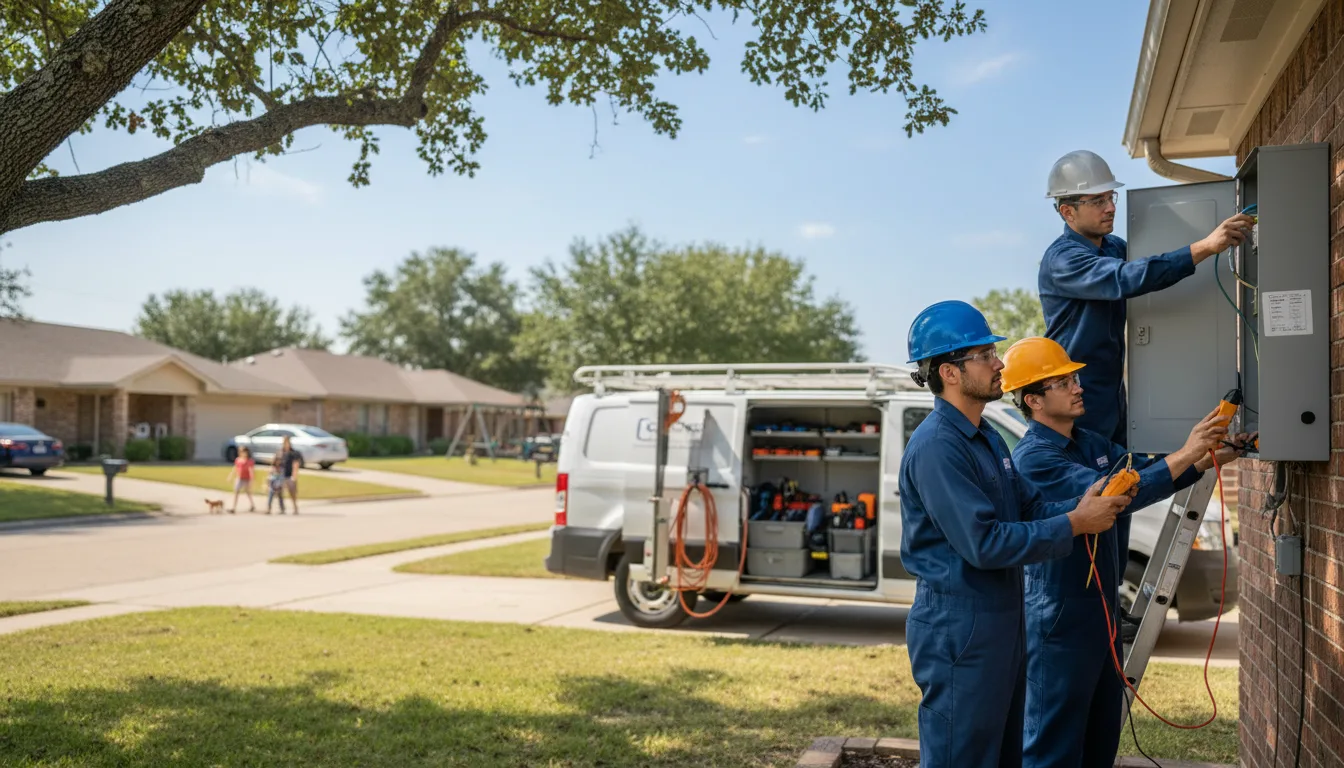 Certified electrician providing emergency electrical services in Delaware, NJ